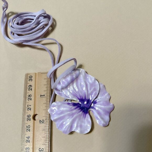 Flower necklace N642 - Picture 4 of 4